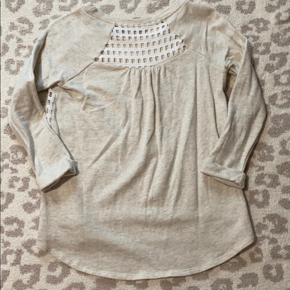 Pilcro and the Letterpress Garden Lace Pullover - Picture 10 of 10